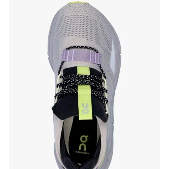 On Running Cloudnova WOMEN'S Lace-up Sneakers Trainers Purple/Pearl Zest Sz. 7.5 - Picture 2 of 10